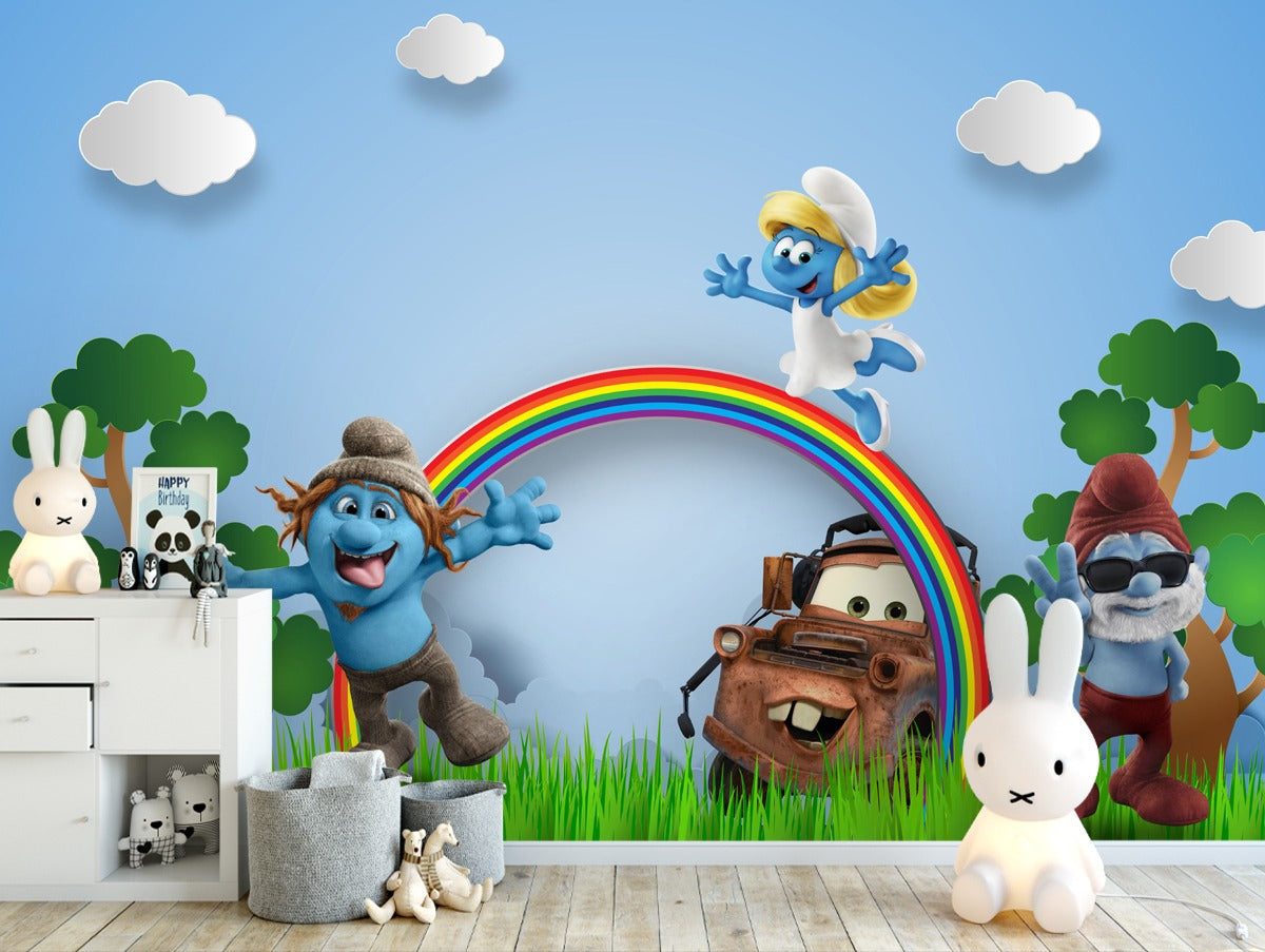 Smufer Character wallpaper for wall