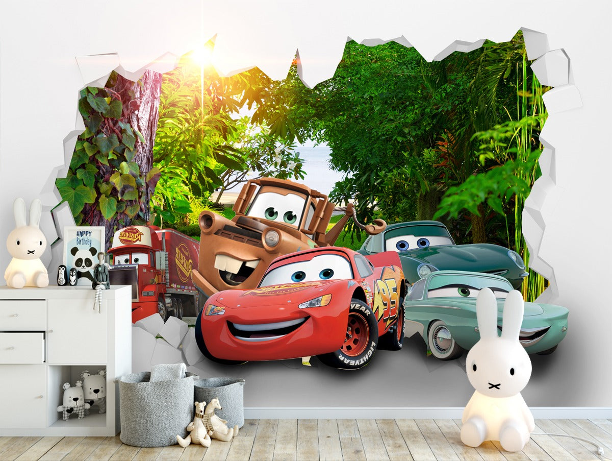 McQueen and Cars wallpaper for wall