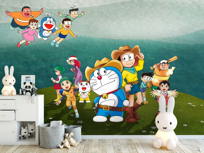 Doremon Nobita and Friends Wallpaper for wall