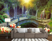 Bridge & A Bright Sunny Morning Wallpaper for wall