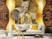 Praying Woman Customised Wallpaper