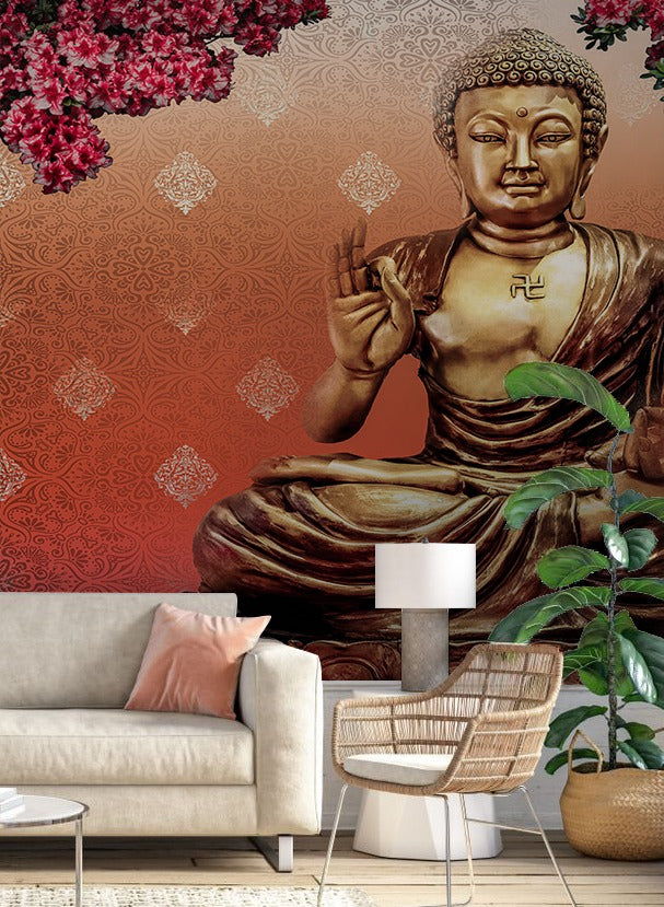 Calming Buddha Wallpaper for wall