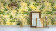 Climbing Green Flowered Climbers  Wallpaper for wall