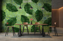 Modern Minimalistic Leaf Wallpaper for wall