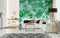 Green Leaves On Light shades Wallpaper for wall