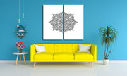 Simple Mandala Art, Set Of 2