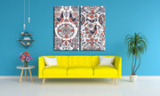 Folk Art, Set Of 2