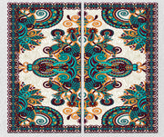 Blue Pattern Art, Set Of 2