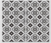 Black And White Floral Art, Set Of 2