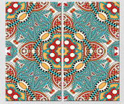 Ethnic Bandana Print, Set Of 2