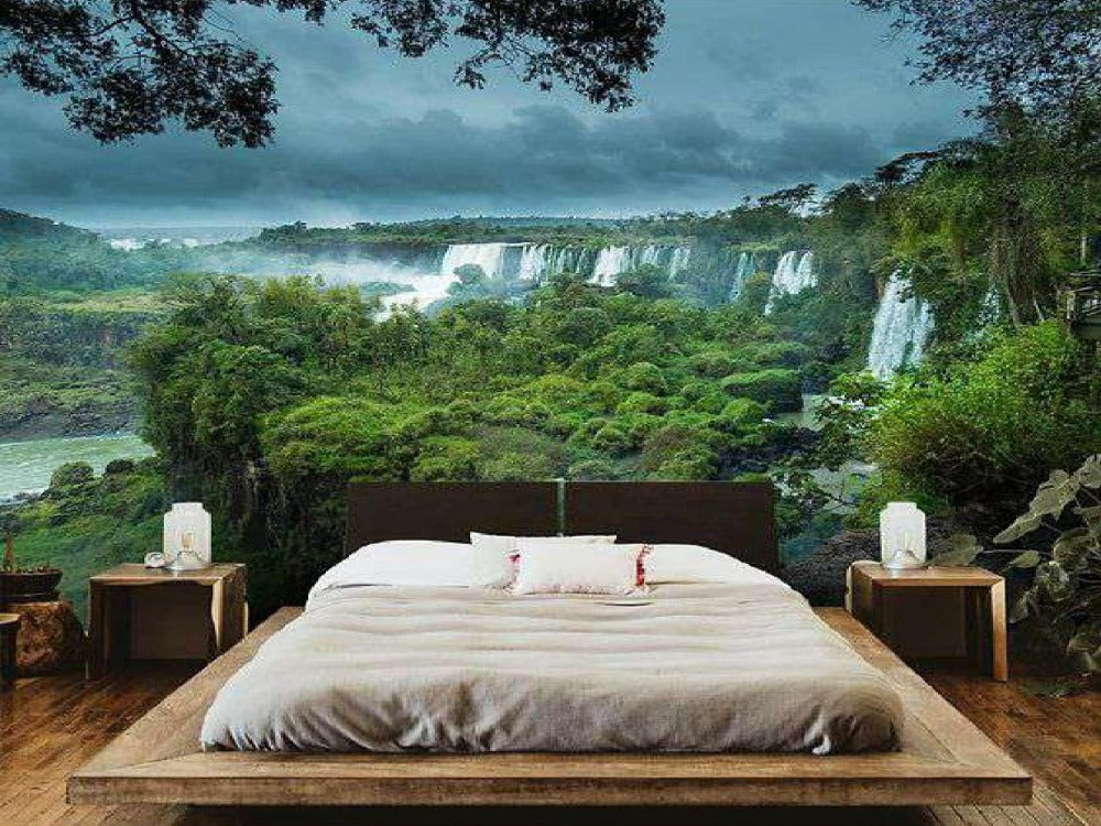 Forest Waterfall Wallpaper