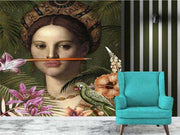 Woman In Nature Wallpaper