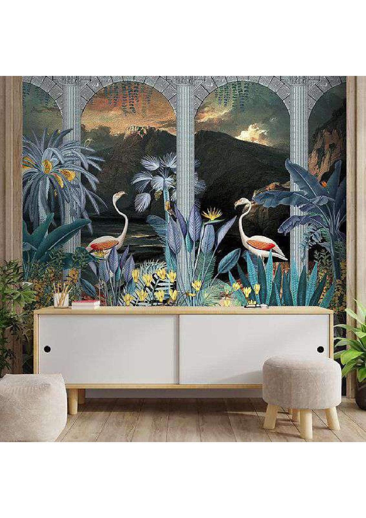 Window Tropical Wallpaper