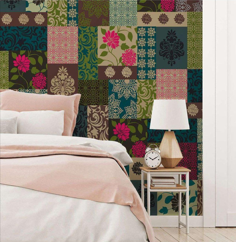 Various Floral Pattern Wallpaper