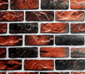 Oscar Fire Brick Wallpaper