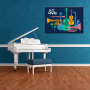 Jazz Instruments Wall Art