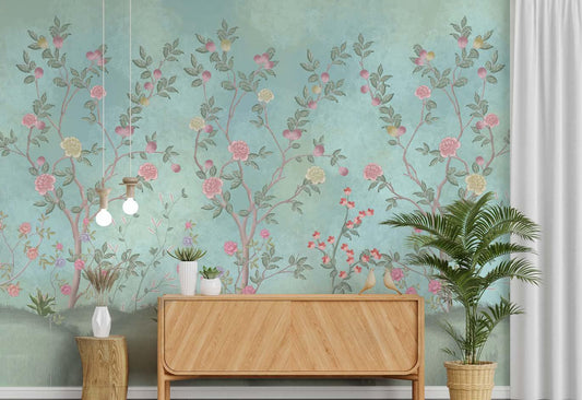 Jade Pavilion Whimsy Wallpaper