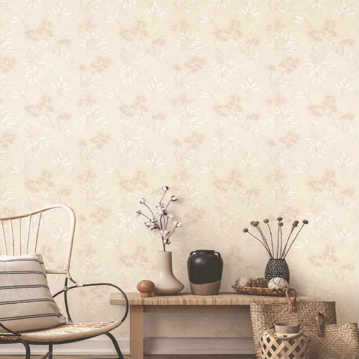 Signature Botanical Seamless Wallpaper