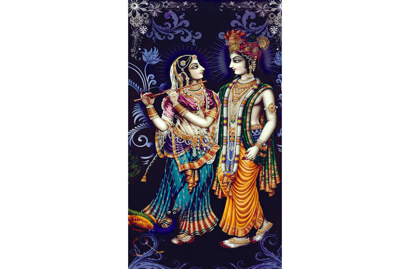 Radha Krishna Customised Wallpaper