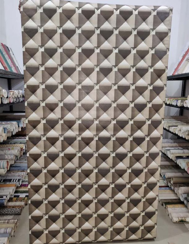 Korean 3D Geometric Wallpaper Roll