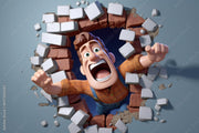 Kids Brick Wallpaper