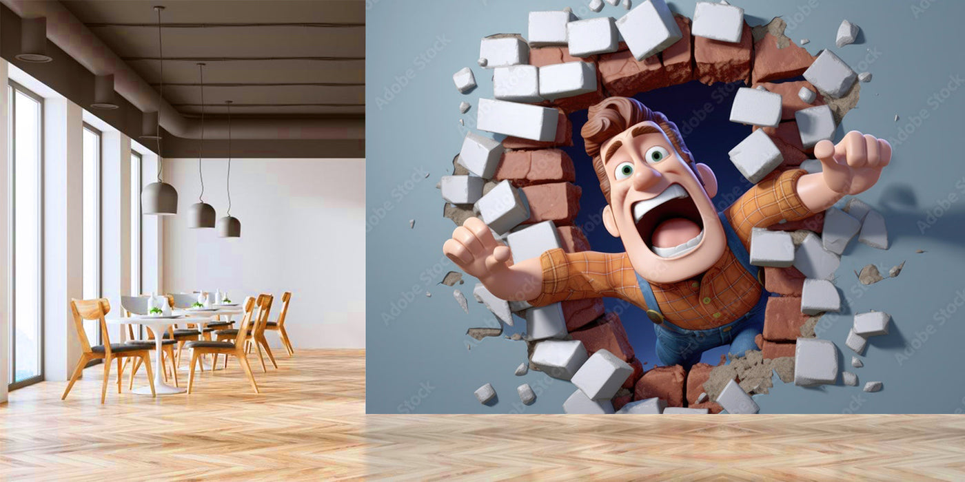 Kids Brick Wallpaper