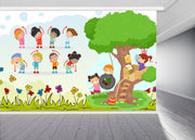 Kids Exercise Wallpaper