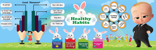 Kids Healthy Habits Wallpaper