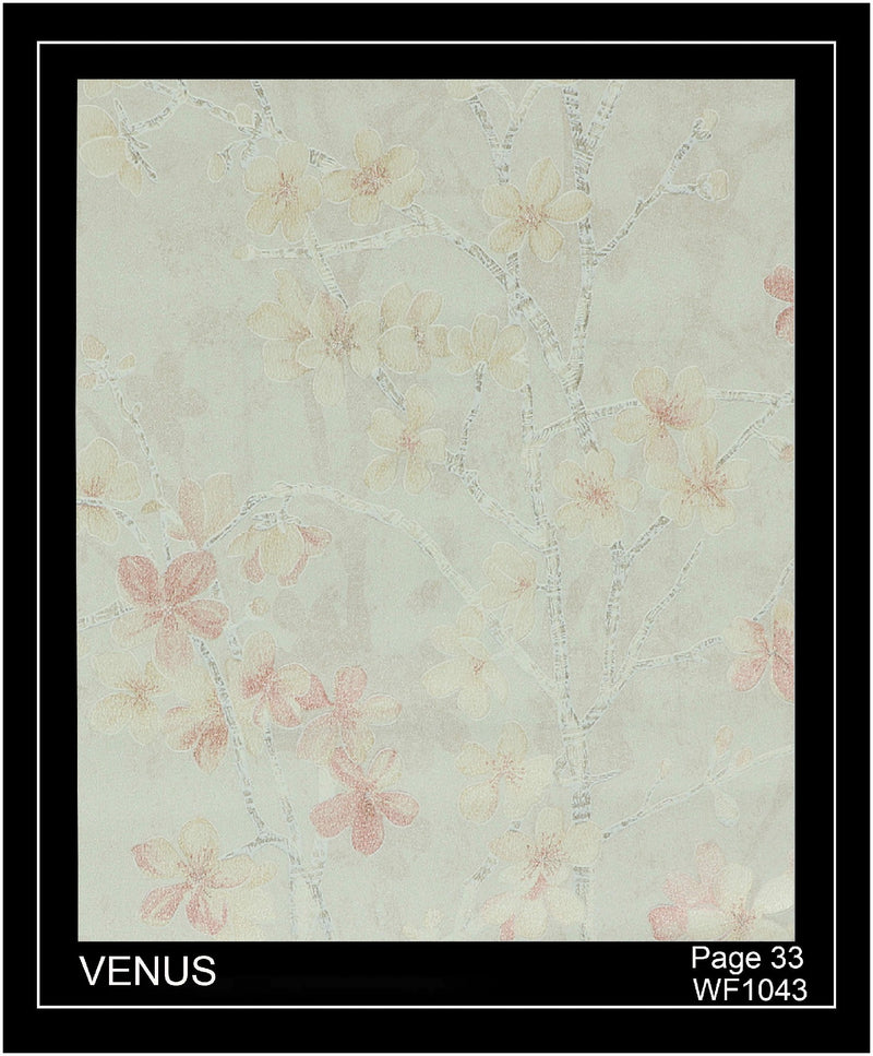 Venus Floral Seamless Wallpaper