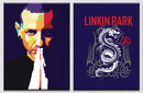 Linkin Park Chester Wall Art, Set O 2