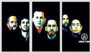Linkin Park Music Symbols Wall Art, Set Of 2