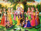 Krishna and Gopis Wallpaper