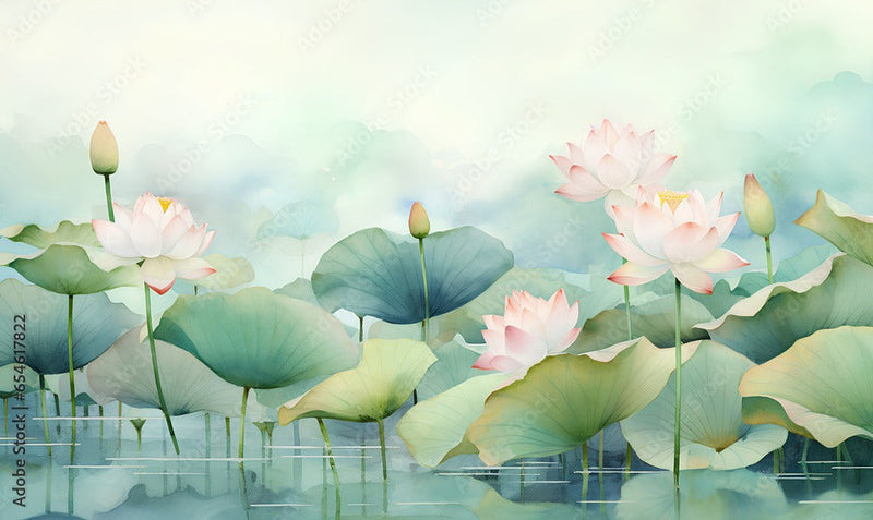 Lotus Green Wallpaper