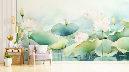 Lotus Green Wallpaper