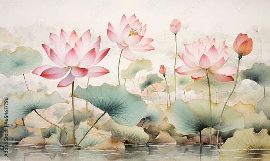 Lotus Paradise Wallpaper