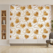 Golden Heart Wallpaper