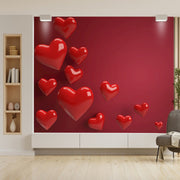 Red Shiny Heart Wallpaper