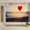 Red Heart Parachute Beautiful Wallpaper