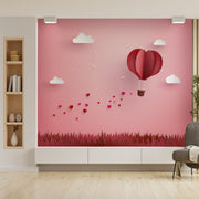 Pink Parachute Heart Wallpaper