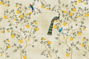 Lush Leaf Landscape Chinoiserie Wallpaper