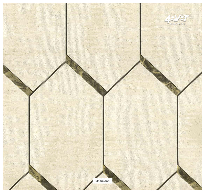 Forever Geometric Hexi Wallpaper