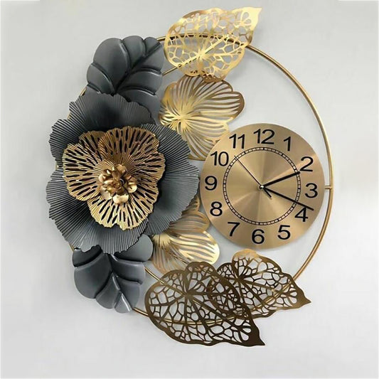 Floral Ring Wall Clock