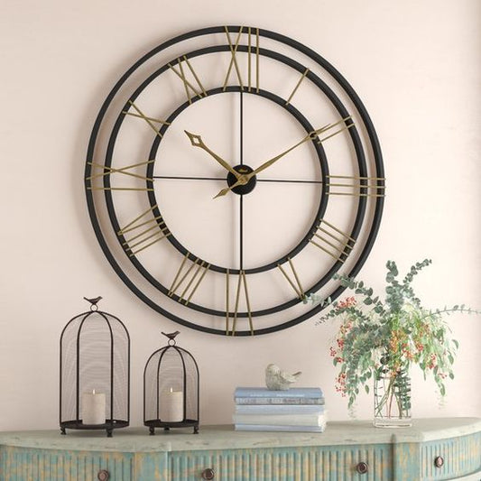 Vintage Rings Wall Clock