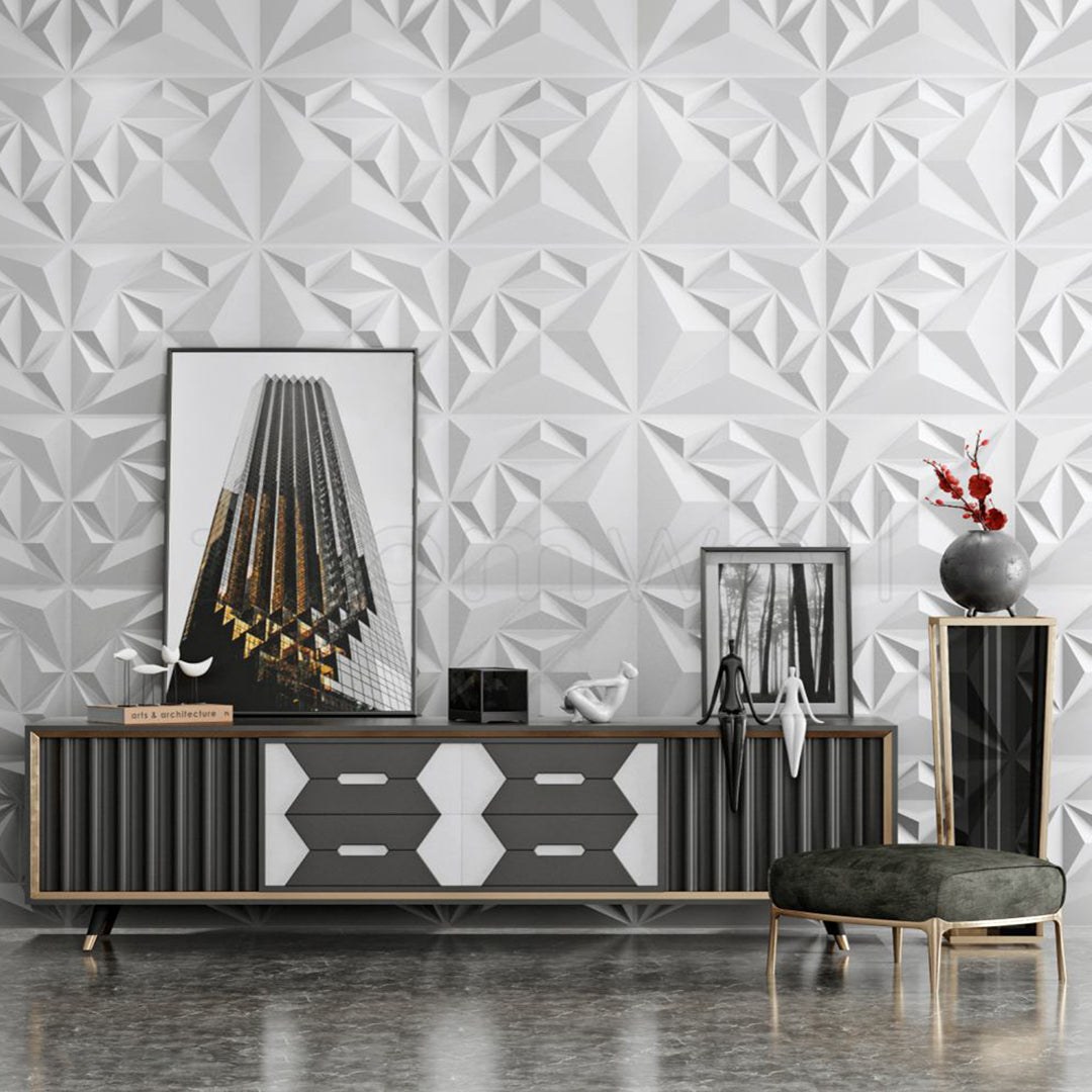 Geometrical 3D PVC Panel