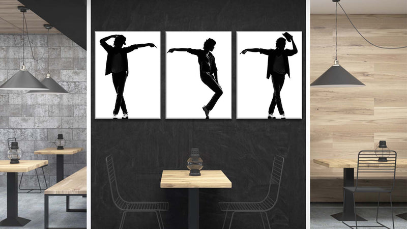 Michael Jackson Dancing Wall Art, Set Of 3