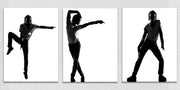 Michael Jackson Dance Moves Wall Art, Set Of 3