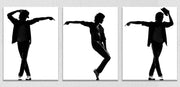Michael Jackson Dancing Wall Art, Set Of 3