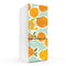 Orange Piece Of Art Self Adhesive Sticker For Refrigerator