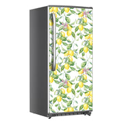 Lemon On Tree Art Self Adhesive Sticker For Refrigerator