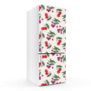 Cherries With Leafs Art Self Adhesive Sticker For Refrigerator